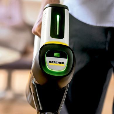 Karcher Пылесос беспроводный VC 7 Cordless yourMax, 350Вт, конт пыль -0.8л, автон. раб. до 60мин, вес-2.57кг, HEPA 12, белый 1.198-710.0 фото