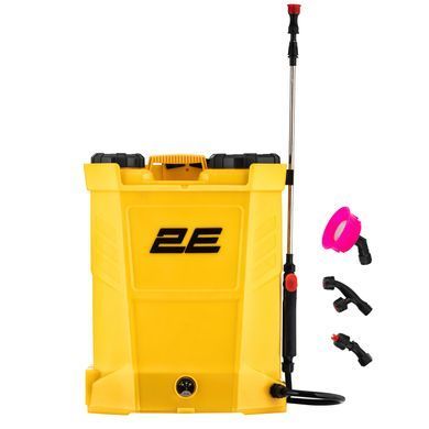 2E Обприскувач акумуляторний AquaSpray 16LR 16л 12В 1х8А&middot;год 4.5бар 2.9л&middot;хв 4.9кг вольтметр 2E-16LBS фото