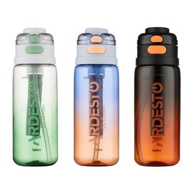 ARDESTO Пляшка для води ARDESTO Gym 800мл, пластик, блакитний