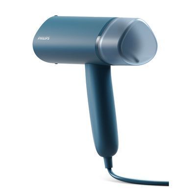 Philips Відпарювач компактний 3000 Series, 1000Вт, 100мл, постійна пара - 20гр, складана ручка, синій STH3000/20 фото