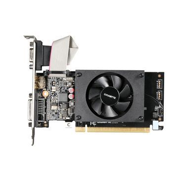 Gigabyte Видеокарта GeForce GT710 2GB DDR3 64bit HDMI-DVI-VGA low profile GV-N710D3-2GL фото