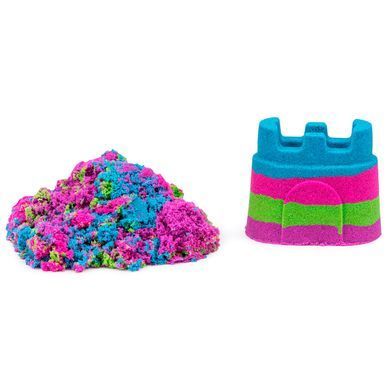 Песок для детского творчества - KINETIC SAND МИНИ-КРЕПОСТЬ (разноцветный, 141 g) 71477 фото