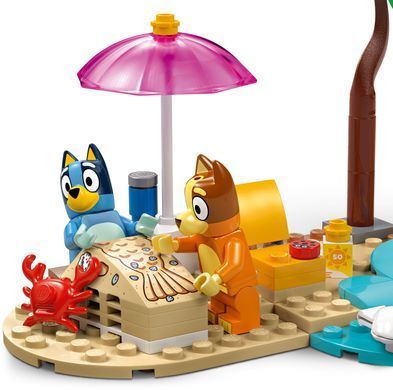 LEGO Конструктор LEGO Bluey Пляж і сімейна поїздка на автомобілі Блуї 11202 фото