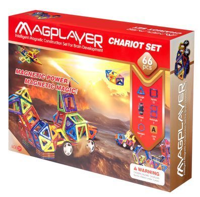 MagPlayer Конструктор магнитный 66 ед. (MPA-66) MPA-66 фото