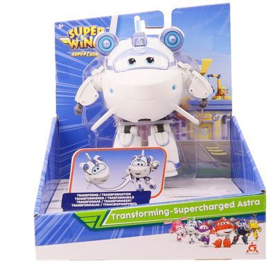 Super Wings Игровая фигурка-трансформер Transforming-Supercharge Astra, Астра EU740313 фото