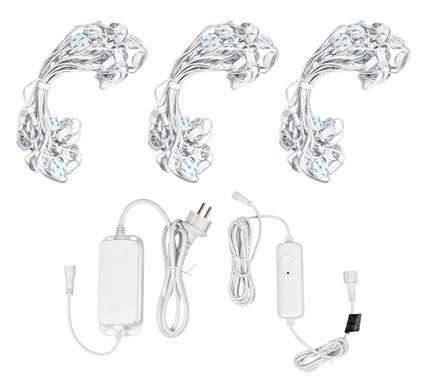 Twinkly Гірлянда Smart LED Twinkly Permanent Light RGB 72 IP65 кабель білий TWPL072STP-TEU фото