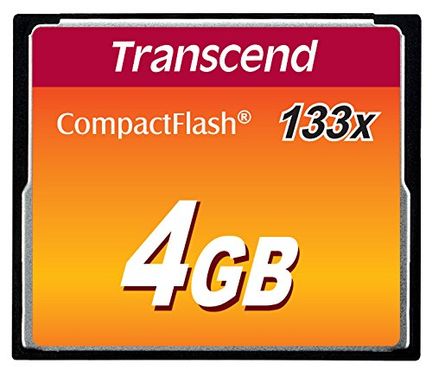 Карта пам'яті Transcend CF 4GB 133X TS4GCF133 фото
