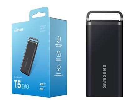 Samsung Портативный SSD 2TB USB 3.2 Gen 1 Type-C T5 EVO Shield MU-PH2T0S/EU фото