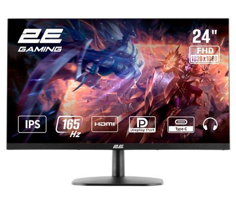 2E Gaming Монитор LCD 23.8" G2423B HDMI, DP, Type-C, IPS, 165Hz, 1ms, FreeSync 2E-G2423B-01.UA фото