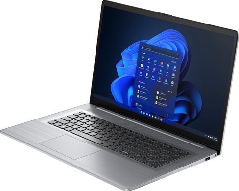 HP Ноутбук Probook 470-G10 17.3" FHD IPS, Intel i3-1315U, 8GB, F512GB, UMA, DOS, сріблястий 8D4M0ES фото