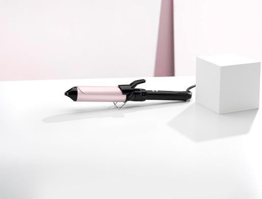 BaByliss Curling iron Babyliss Pro 180 extra large, 80V, temp. modes-10, D -38mm, 110-180С, metal, black C338E фото