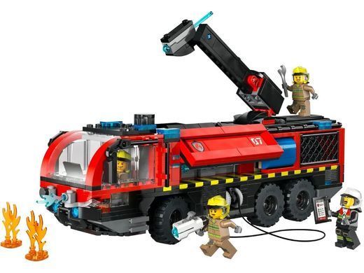 LEGO Конструктор LEGO City Пожежна вантажівка в аеропорту 60499 фото