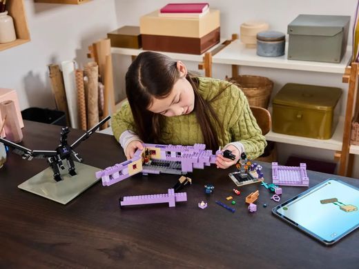 LEGO Конструктор Minecraft Дракон Енду і Корабель Краю 21264 фото