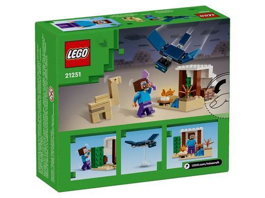 LEGO Конструктор Minecraft Экспедиция Стива в пустыню 21251 фото