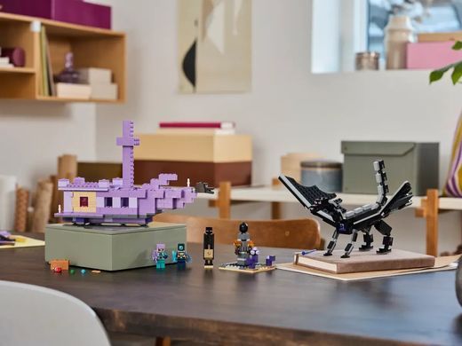 LEGO Конструктор Minecraft Дракон Енду і Корабель Краю 21264 фото