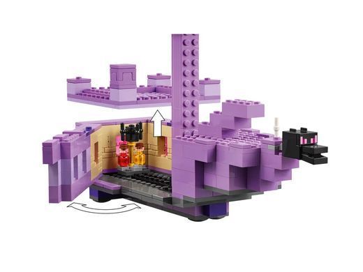 LEGO Конструктор Minecraft Дракон Енду і Корабель Краю 21264 фото