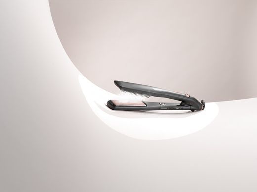 BaByliss Випрямитель Babyliss Steam Lux Styler, 56Вт, темп.режимов-5, 170-210 &deg;C, термо коврик, керамика, черный ST596E фото