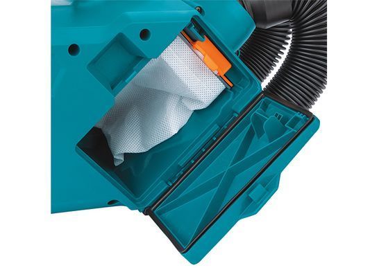 Makita Пилосос акумуляторний DCL184Z,18В LXT, 500мл, 1.400 л/хв, без АКБ та зарядного пристрою DCL184Z фото