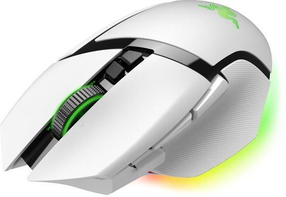 Razer Миша Basilisk V3 Pro 35K, RGB, USB-A/WL/BT, білий RZ01-05240200-R3G1 фото