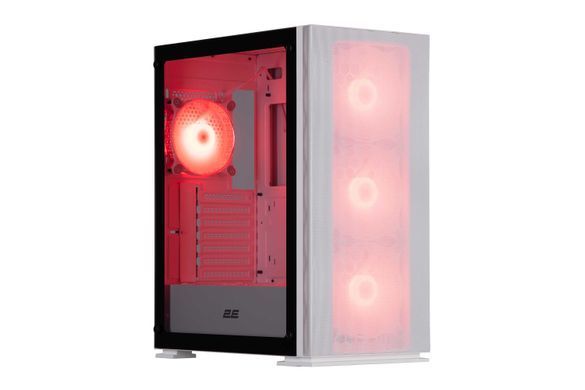 2E Gaming Корпус Virtus Neo G3301NW без БЖ 2xUSB3.0, 1xUSB2.0, 3x140мм ARGB, 1x120мм ARGB, VGA 340мм, LCS ready, контролер з пультом, TG Side Panel, ATX, білий 2E-G3301NW фото