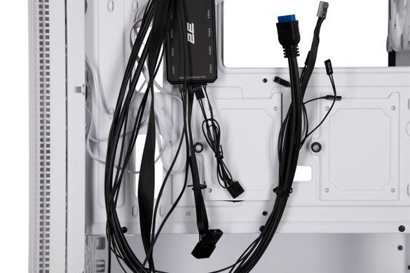 2E Gaming Корпус Virtus Neo G3301NW без БЖ 2xUSB3.0, 1xUSB2.0, 3x140мм ARGB, 1x120мм ARGB, VGA 340мм, LCS ready, контролер з пультом, TG Side Panel, ATX, білий 2E-G3301NW фото
