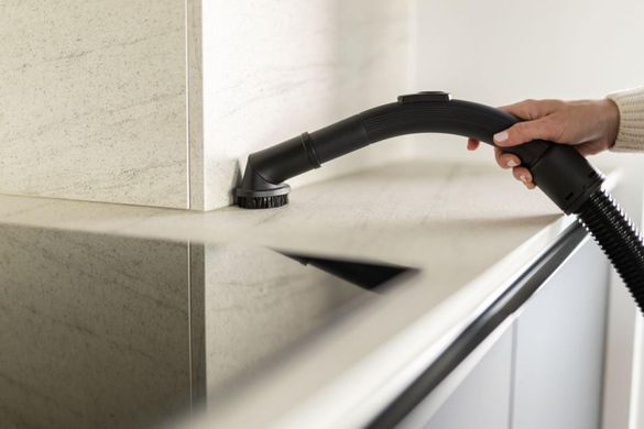Gorenje Пилосос Gorenje мішковий, 750Вт, конт пил -3л, HEPA, телескоп трубка, синій VCE22G4HGR фото