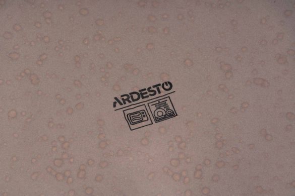 Тарілка супова Ardesto Trento, 21,5 см, сіра, кераміка AR2921TG фото