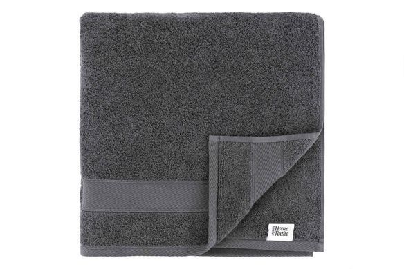 ARDESTO Рушник махровий SuperSoft, графіт, 70х140см, 100% бавовна
