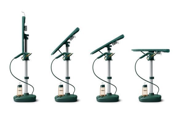 Philips Гладильная система Series 6000, 1800Вт, 1100мл, паровой удар -90гр, постоянный пар - 45гр, верт. Отпаривание+ доска, керам. подошва, темно зеленый AIS6020/70 фото