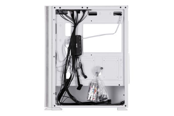 2E Gaming Корпус Virtus Neo G3301NW без БЖ 2xUSB3.0, 1xUSB2.0, 3x140мм ARGB, 1x120мм ARGB, VGA 340мм, LCS ready, контролер з пультом, TG Side Panel, ATX, білий 2E-G3301NW фото