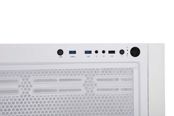 2E Gaming Корпус Virtus Neo G3301NW без БЖ 2xUSB3.0, 1xUSB2.0, 3x140мм ARGB, 1x120мм ARGB, VGA 340мм, LCS ready, контролер з пультом, TG Side Panel, ATX, білий 2E-G3301NW фото