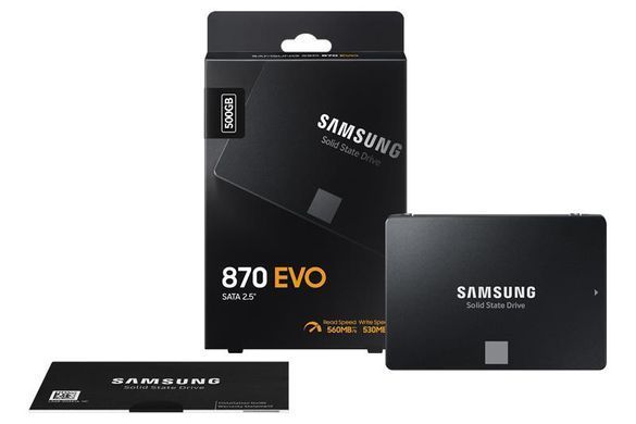 Samsung Накопитель SSD 2.5" 500GB SATA 870EVO MZ-77E500BW фото