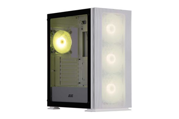 2E Gaming Корпус Virtus Neo G3301NW без БЖ 2xUSB3.0, 1xUSB2.0, 3x140мм ARGB, 1x120мм ARGB, VGA 340мм, LCS ready, контролер з пультом, TG Side Panel, ATX, білий 2E-G3301NW фото