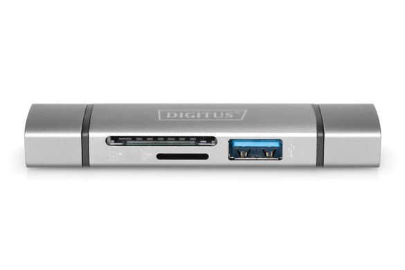 Digitus Кардридер USB-C/USB 3.0 SD/MicroSD DA-70886 фото