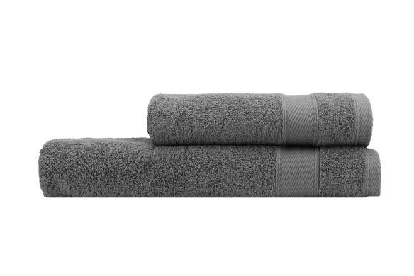 ARDESTO Рушник махровий SuperSoft, графіт, 70х140см, 100% бавовна