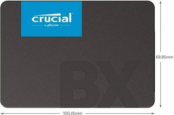 Micron Накопитель SSD Crucial 2.5" 500GB SATA BX500 CT500BX500SSD1 фото