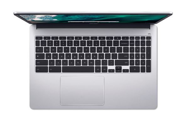 Acer Ноутбук Chromebook CB315-4HT 15" FHD IPS Touch, Intel C N4500, 4GB, F128GB, UMA, ChromeOS, сріблястий NX.KBAEU.001 фото