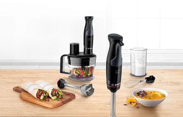 Bosch Blender submersible, 1000Вт, chopper, black