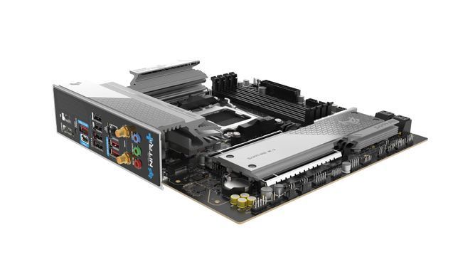 SAPPHIRE Материнская плата SAPPHIRE NITRO+ B850M WIFI sAM5 B850 4xDDR5 M.2 HDMI DP WiFi BT mATX 52123-01-40G фото