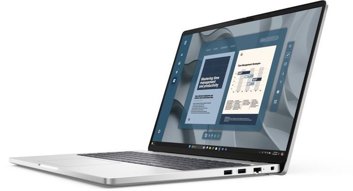 Dell Ноутбук Dell Pro 16 16" FHD+ IPS AG, AMD R5-340, 16GB, F512GB, UMA, Win11P, сріблястий BTO602PC16255UA_W11P фото