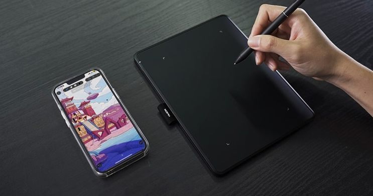 Huion Графический планшет 6.3"x3,9" Inspiroy Frego S, BT, USB-C, черный L310 фото