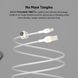Belkin Кабель USB-A - Lightning плетений, силіконовий, з ремінцем на магніті, 1м, білий 9 - магазин Coolbaba Toys
