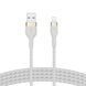 Belkin Кабель USB-A - Lightning плетений, силіконовий, з ремінцем на магніті, 1м, білий 32 - магазин Coolbaba Toys