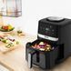 Tefal Мультипіч Easy Fry Silence Vision, 1670Вт, чаша-5л, сенсорне керув., 10 програм, з віконцем, пластик, чорний 4 - магазин Coolbaba Toys