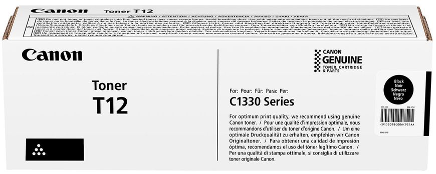 Canon Картридж T12 i-SENSYS XC1333 Series (7400 стор.) Black 5098C006 фото
