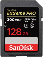 Карта памяти SanDisk SD 128GB C10 UHS-II U3 V90 R300/W260MB/s Extreme Pro SDSDXDK-128G-GN4IN фото