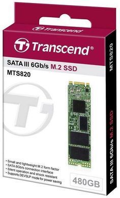 Transcend Накопитель SSD M.2 480GB SATA 820S TS480GMTS820S фото