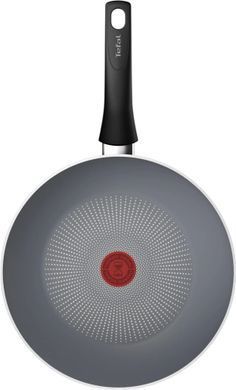 Tefal Сковорода ВОК Halo, 28см, алюминий, бакелит, серый C3121953 фото