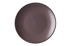 Тарілка обідня Ardesto Lucca, 26 см, Grey brown, кераміка AR2926GMC фото
