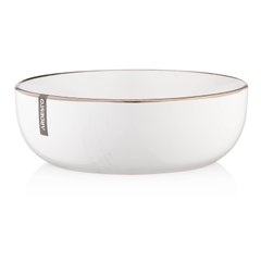 ARDESTO Тарелка суповая Marmo, 19 см, белая, керамика AR2919MRBW фото